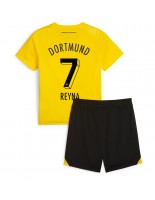 Borussia Dortmund Giovanni Reyna #7 Kotipaita Lasten 2023-24 Lyhythihainen (+ shortsit)